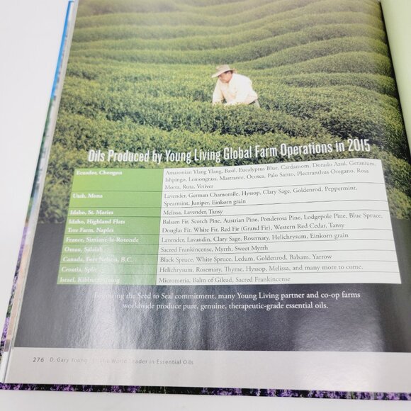 D. Gary Young The World Leader in Essential Oils Hardcover Book Young Living - Picture 3 of 7